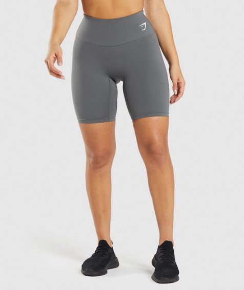 Women's Gymshark Training Cycling Shorts Grey | CA 37016D